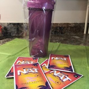 5 pack of Miami vibes keytones with shaker bottle